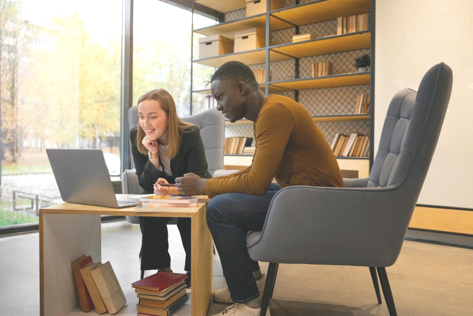 Modern computer setup for financial analysis